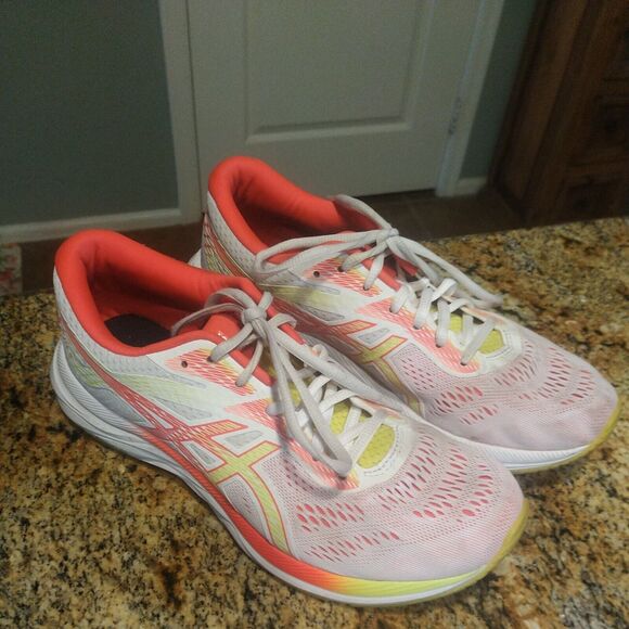 Asics Women's Gel-Excite 6 1012A150 White Pink Running Sneaker Shoes Size 9 US - Picture 6 of 12